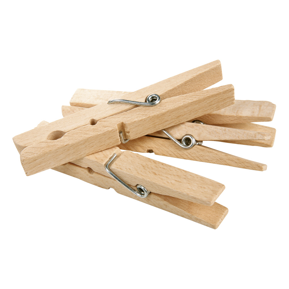 20 pinzas de madera dura fabricadas en los Estados Unidos